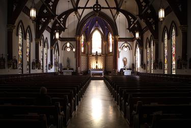 St. Mary Cathedral in downtown Austin.
