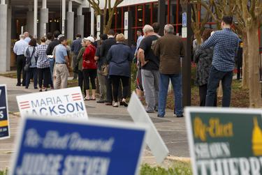 It's impossible to know how many of the thousands of cities, school districts and other local entities in Texas have chosen to postpone elections and how many are moving ahead.