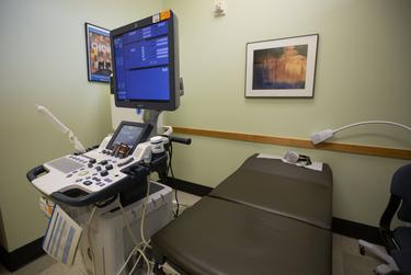 A Planned Parenthood examination room in Austin.